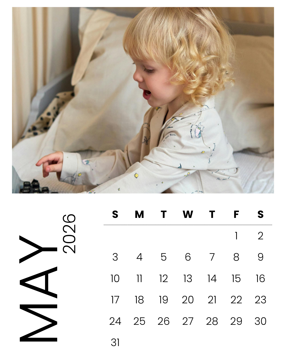 Personalized Magnet Calendar