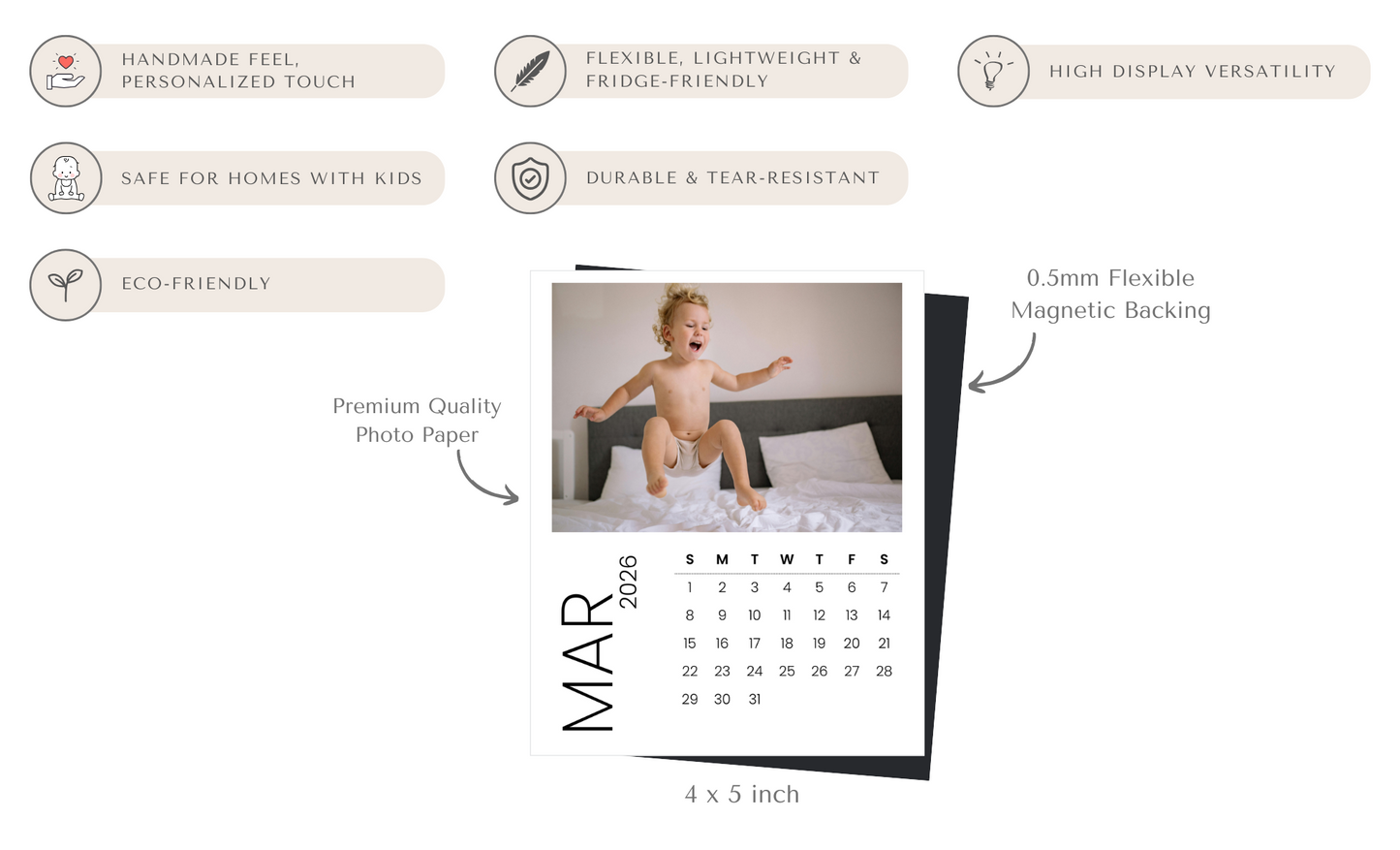 Personalized Magnet Calendar