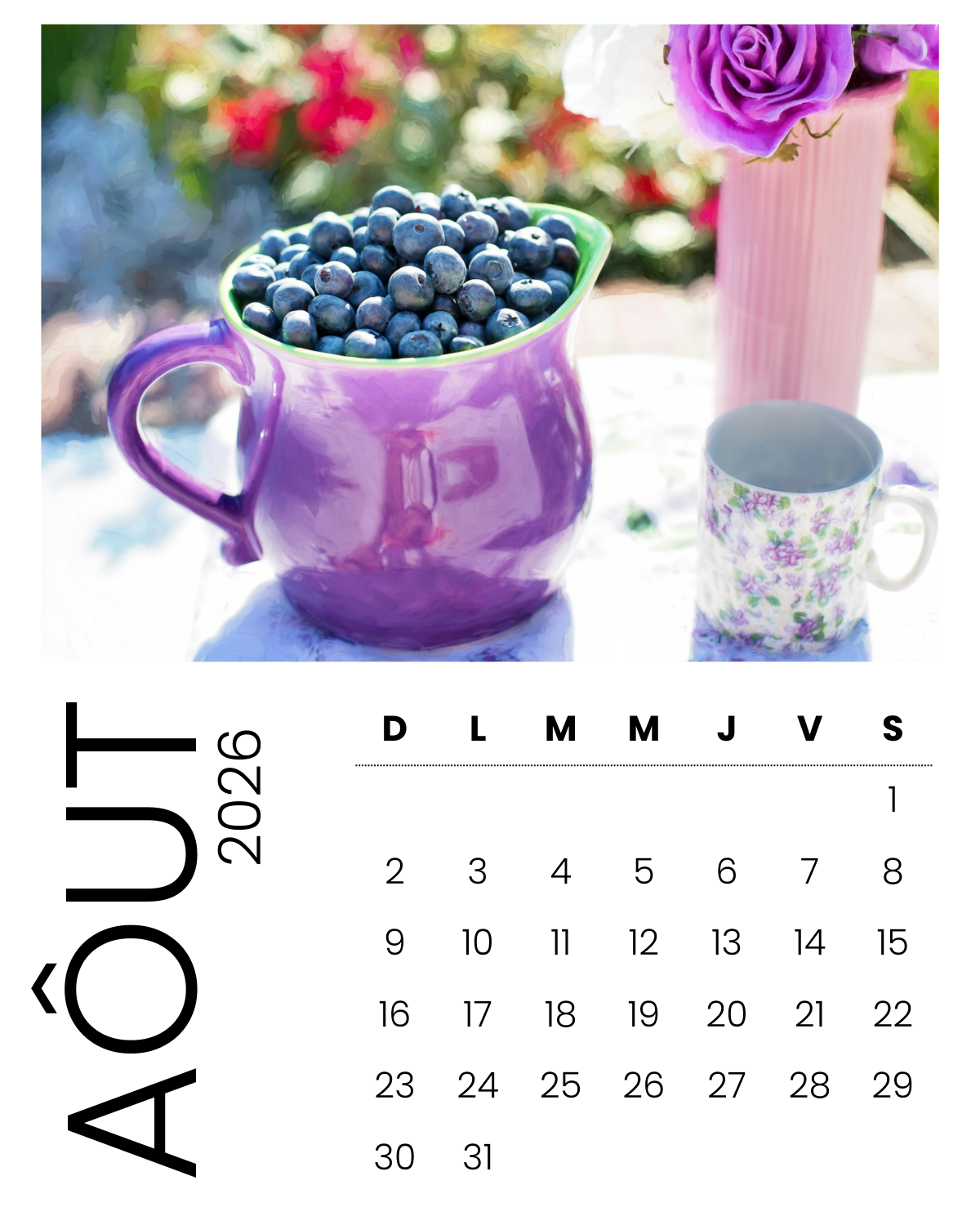 Personalized Magnet Calendar
