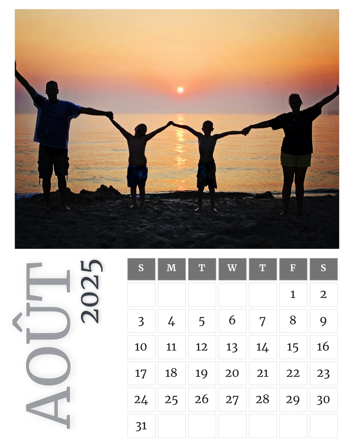 Personalized Calendar Magnets