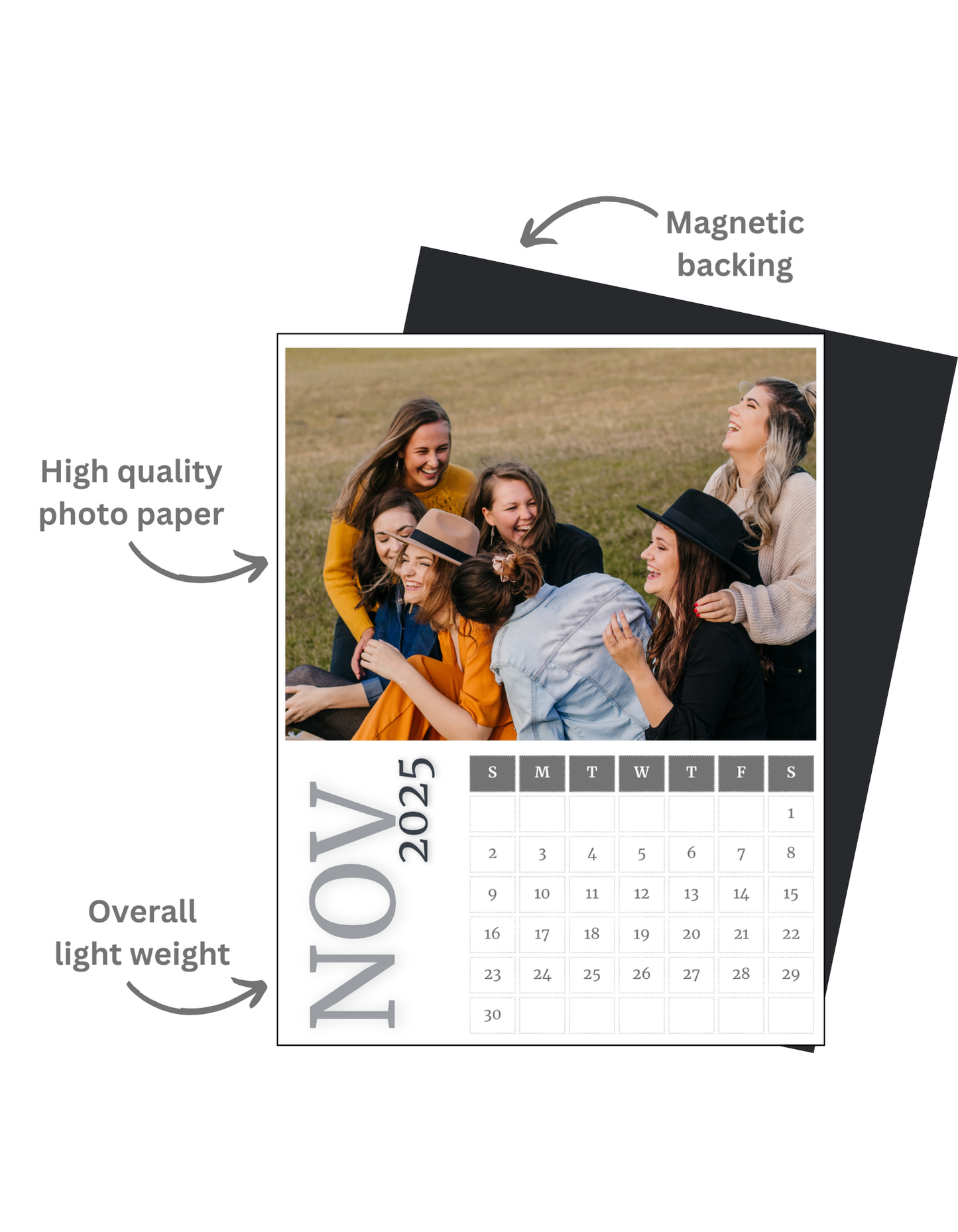 Personalized Calendar Magnets