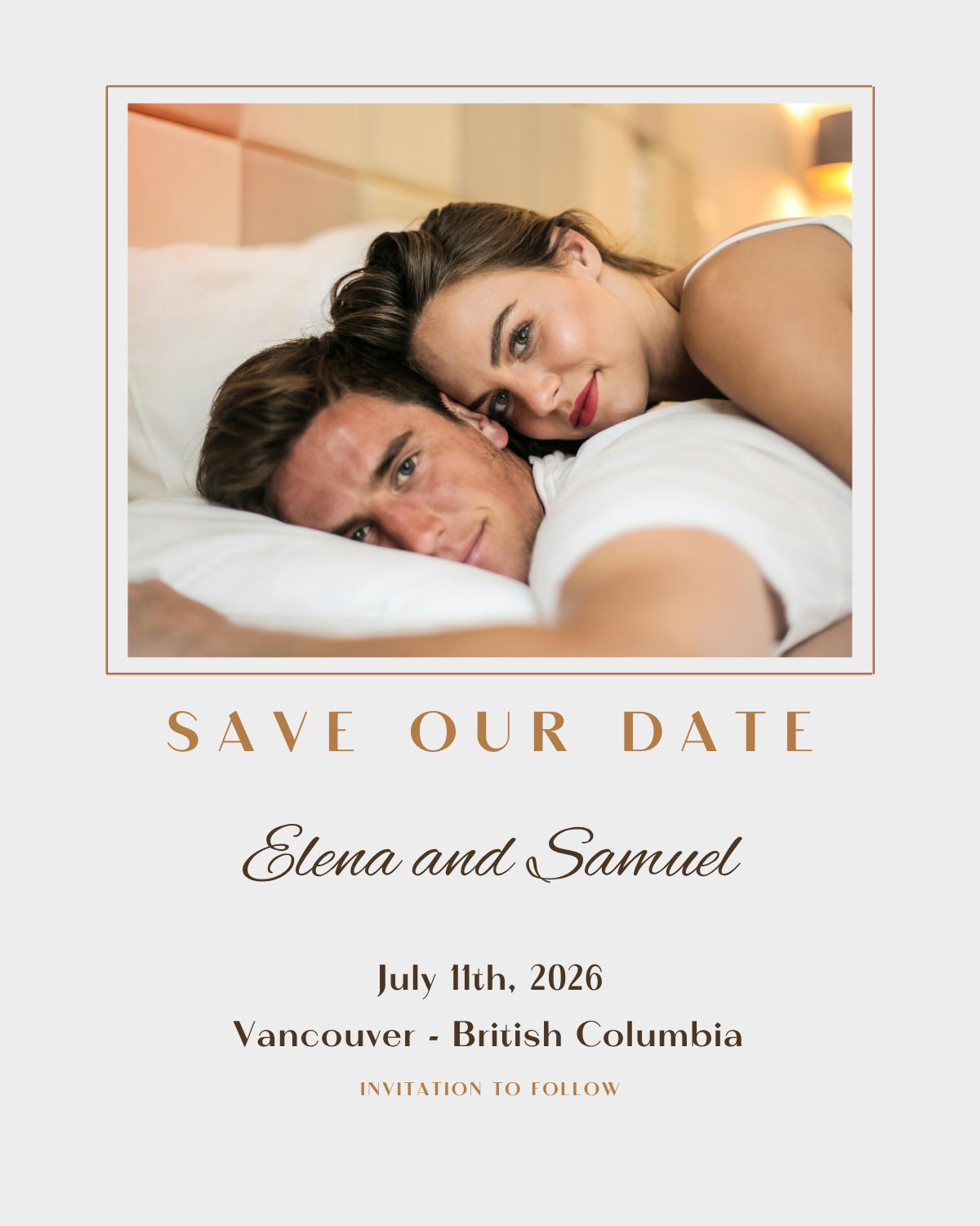 Save The Date Magnets – Single Photo