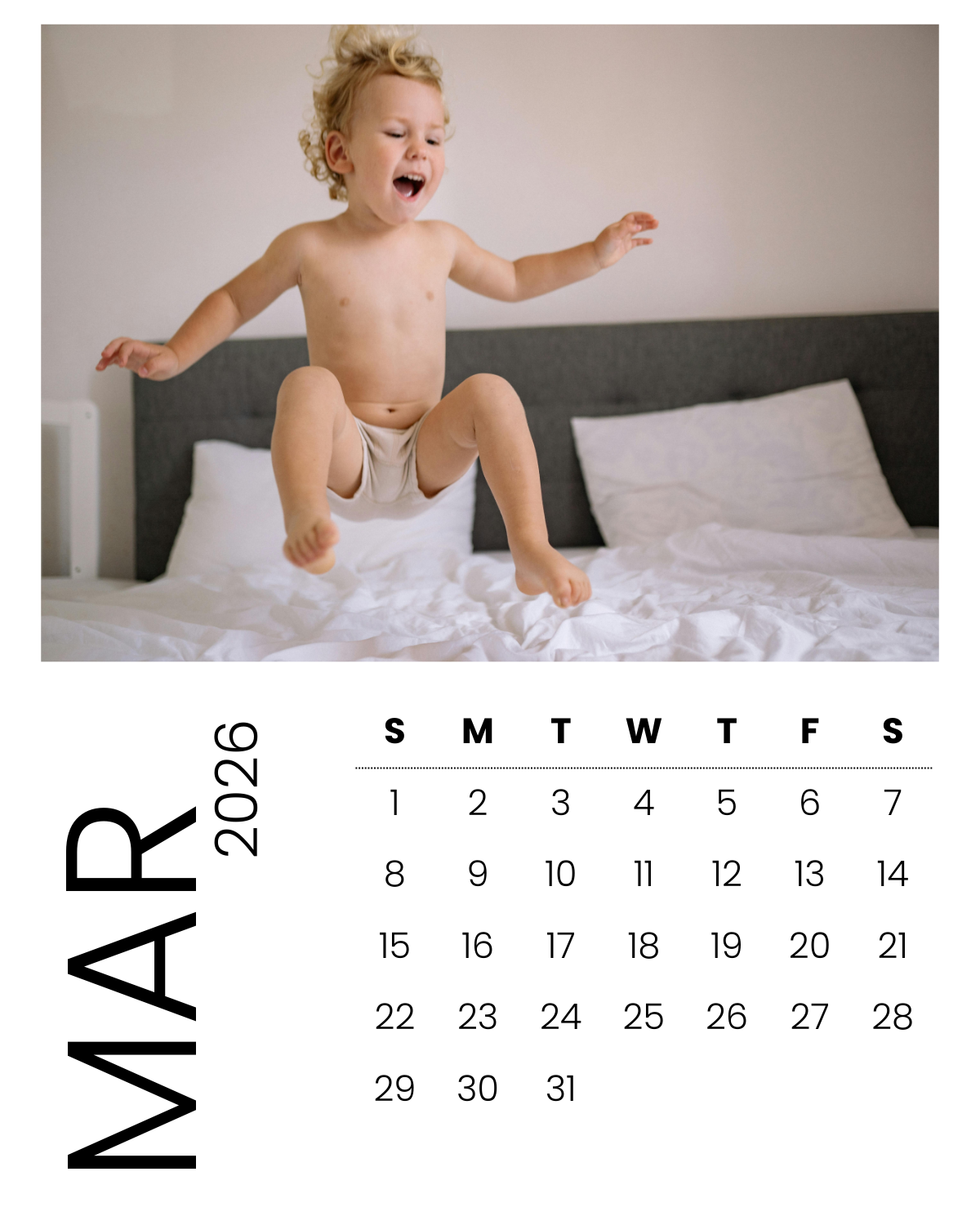 Personalized Magnet Calendar