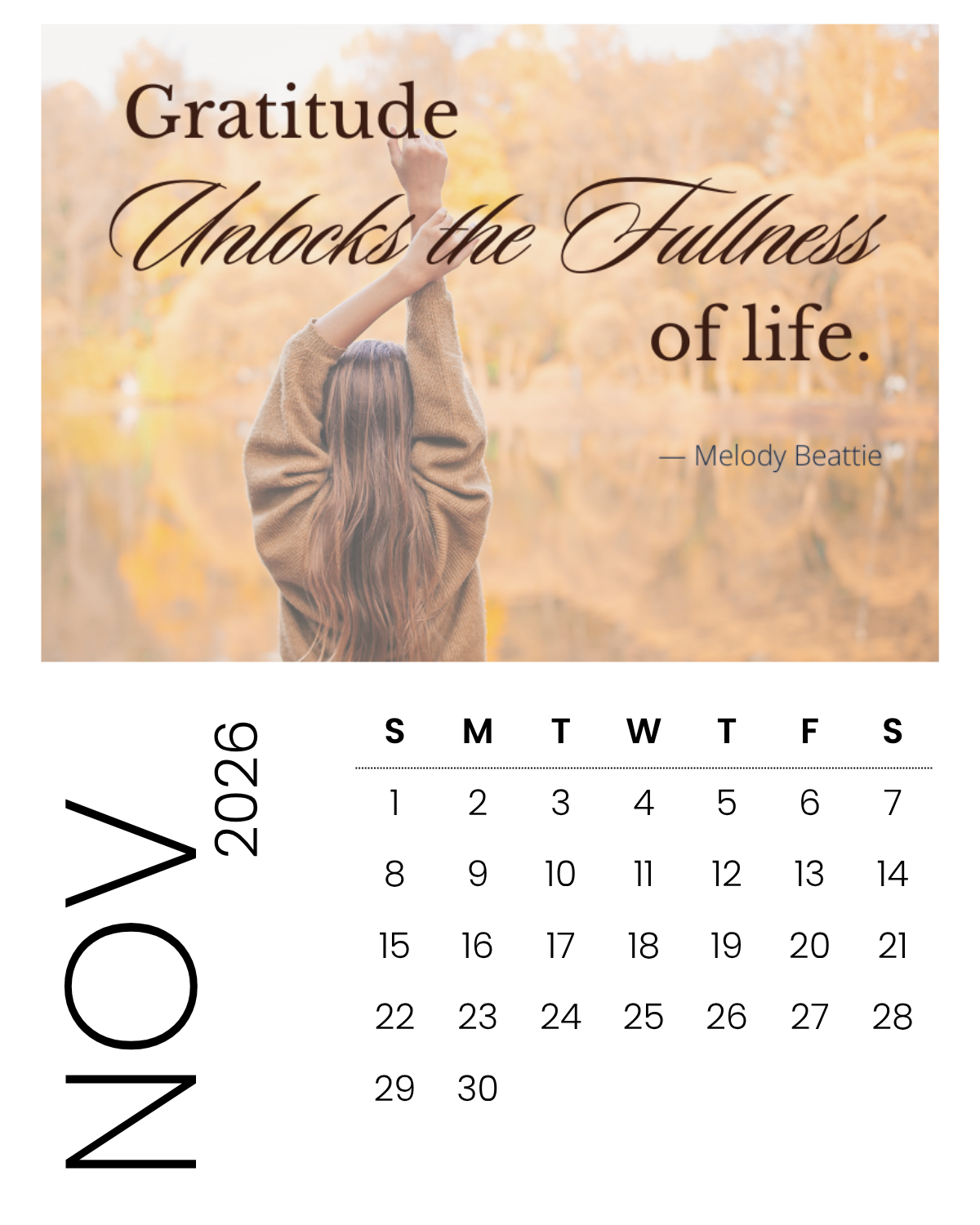 Personalized Magnet Calendar